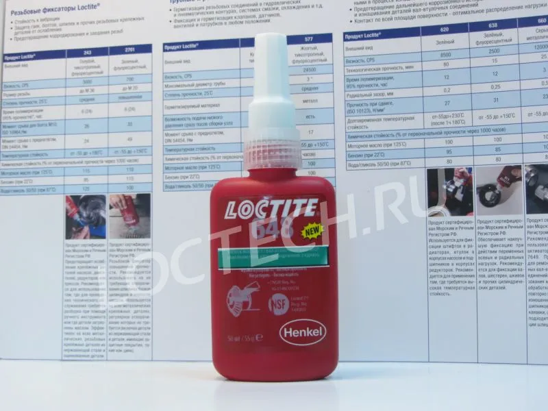 Вал-втулочный Loctite 648